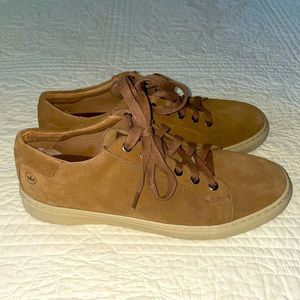 Peter Millar Crown Suede Sneaker in Scotch - 11.5